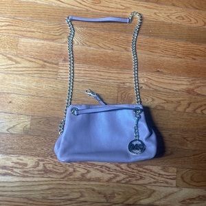 Beautiful Michael kors soft light brown pebbled leather.